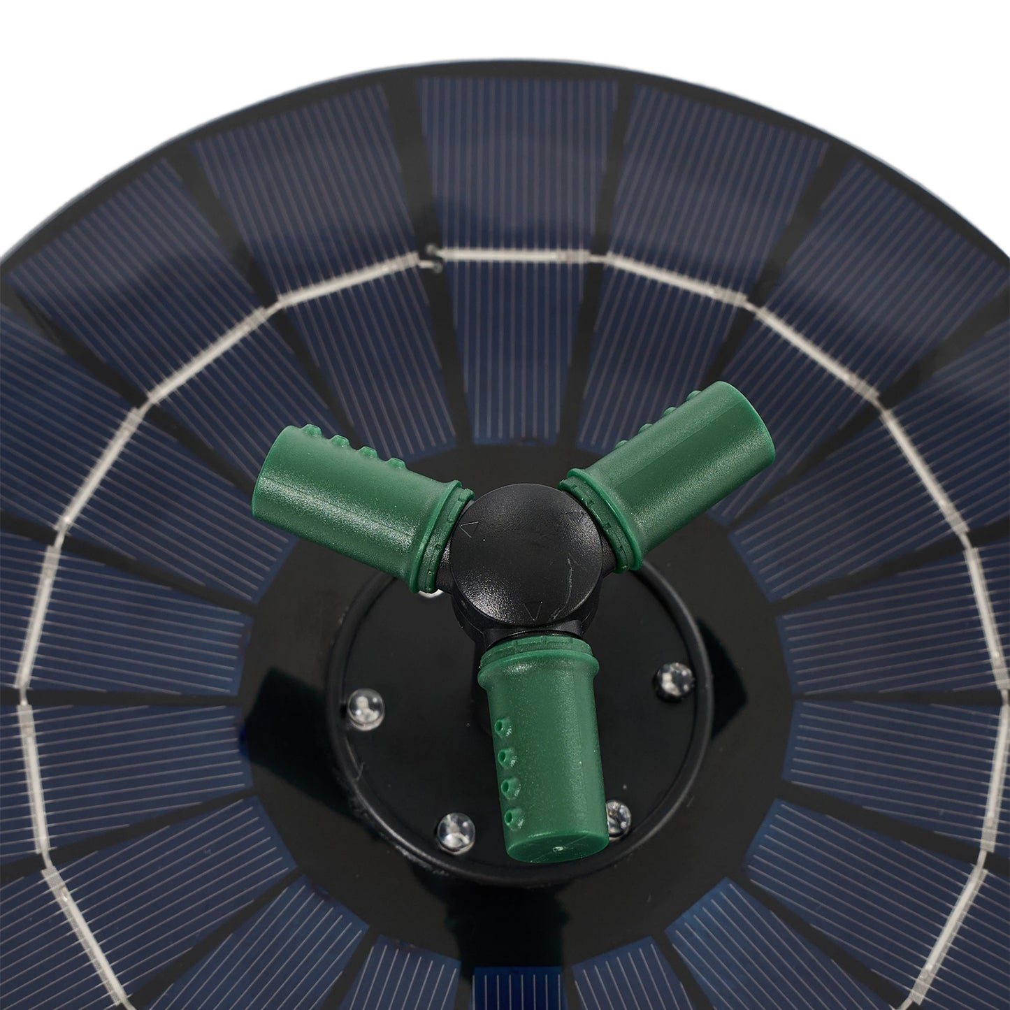 Floating Solar Fountain with Interchangeable Spray Heads