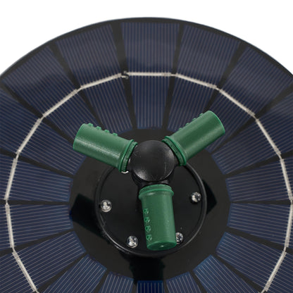 Floating Solar Fountain with Interchangeable Spray Heads