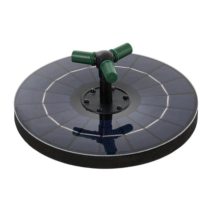 Floating Solar Fountain with Interchangeable Spray Heads