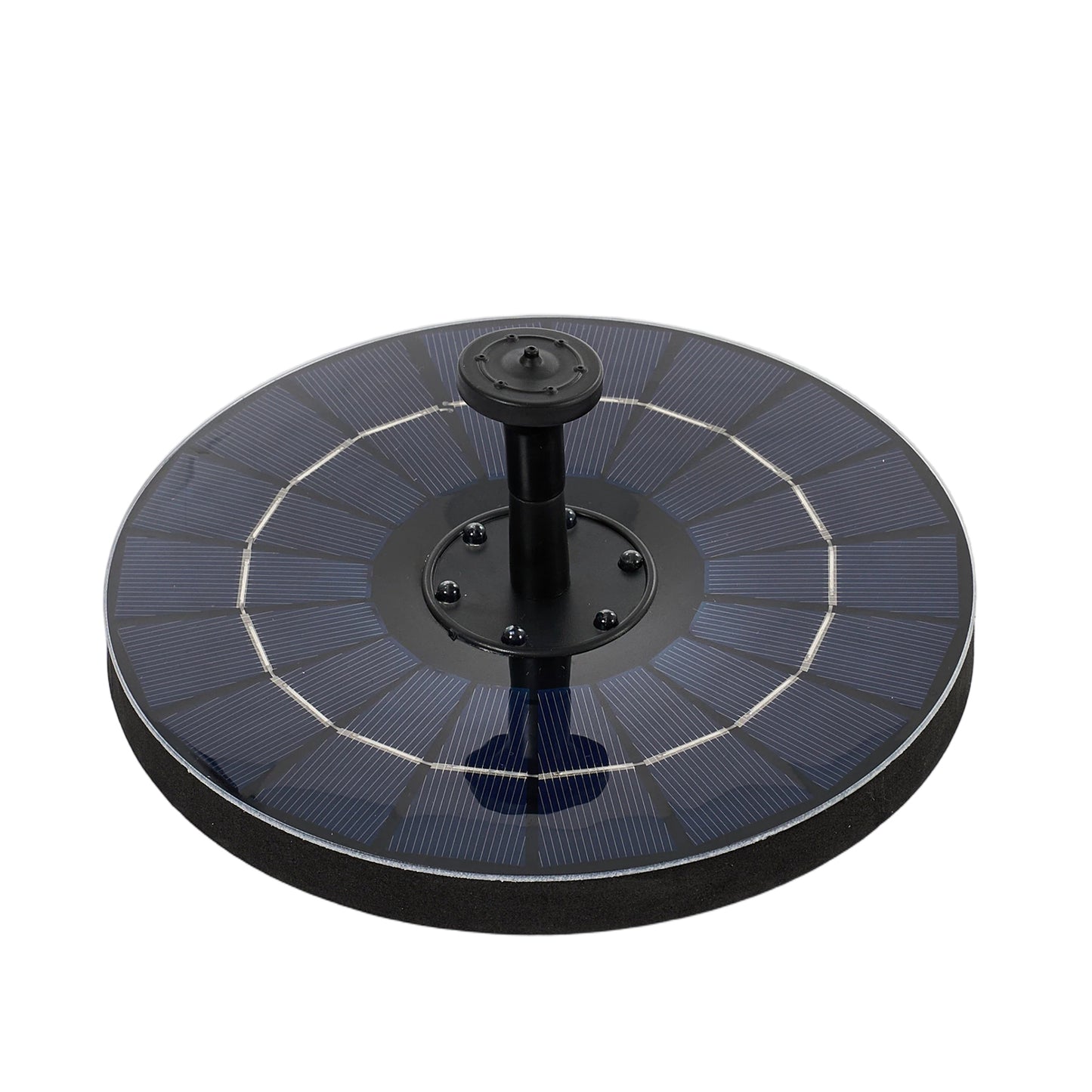 Floating Solar Fountain with Interchangeable Spray Heads