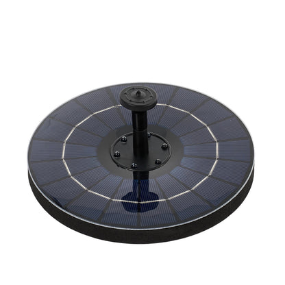 Floating Solar Fountain with Interchangeable Spray Heads