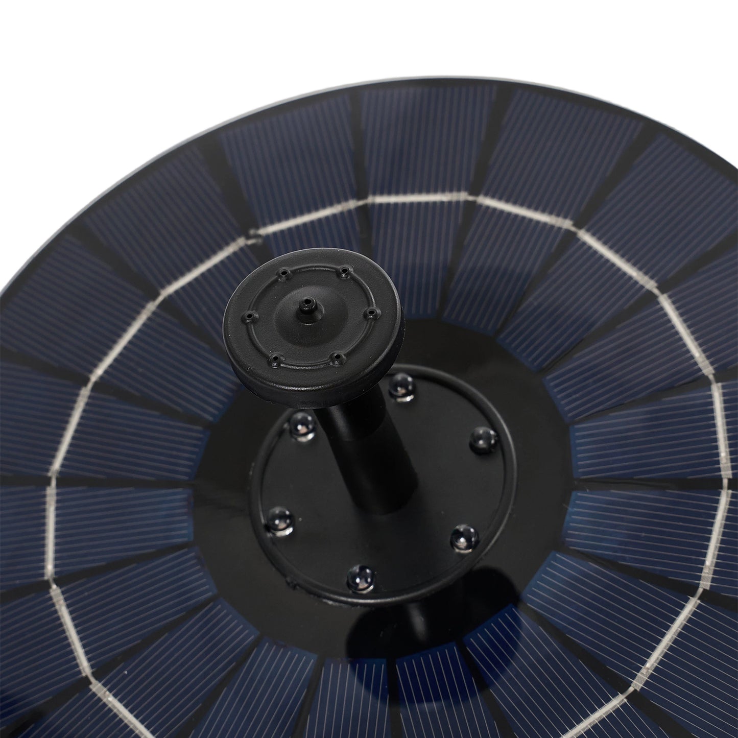Floating Solar Fountain with Interchangeable Spray Heads