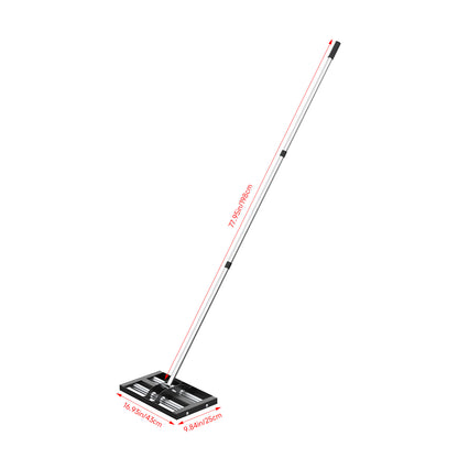 43CM/76CM/114CM Garden Lawn Levelling Rake with 198CM/213CM Extended Handle Length