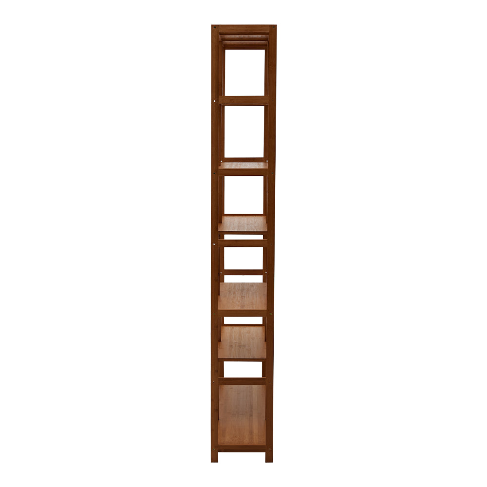 7-Tier Wooden Bookcase Display Stand