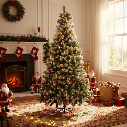 Artificial Christmas Tree with Metal Stand
