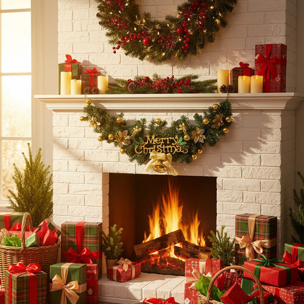 Christmas Garland Artificial Hanging Festival Decoration