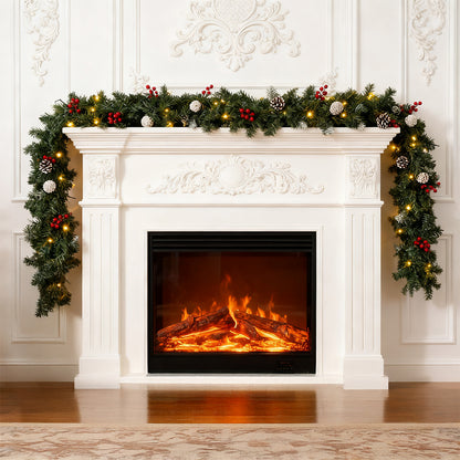 Christmas Wreath with LED Light String