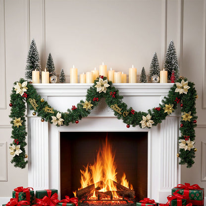 2.7m Artificial Christmas Garland Decorations