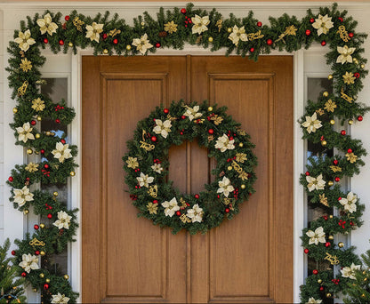 2.7m Artificial Christmas Garland Decorations