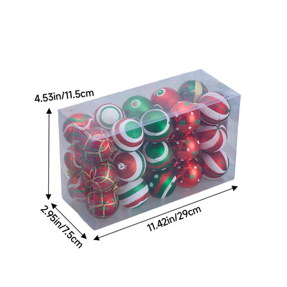 30-Piece Christmas Ornaments for Christmas Tree Decorations