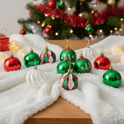 30-Piece Christmas Ornaments for Christmas Tree Decorations