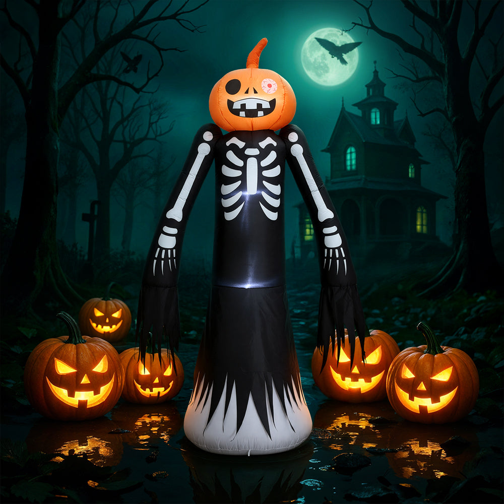 9FT Blow Up Halloween Inflatable Model Decor with White Lights