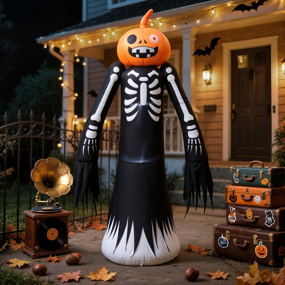 9FT Blow Up Halloween Inflatable Model Decor with White Lights