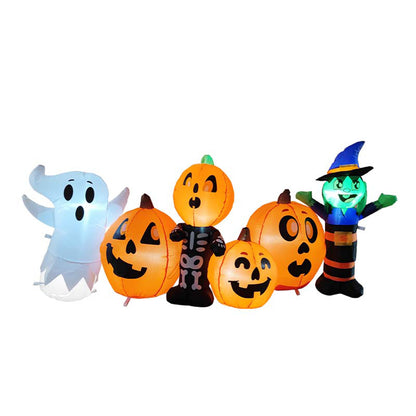 8ft Large Glowing Outdoor Halloween Decor LED Inflatable Ghost