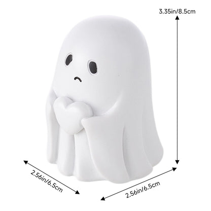 Cute Heart Holding Ghost for Halloween Home Decor