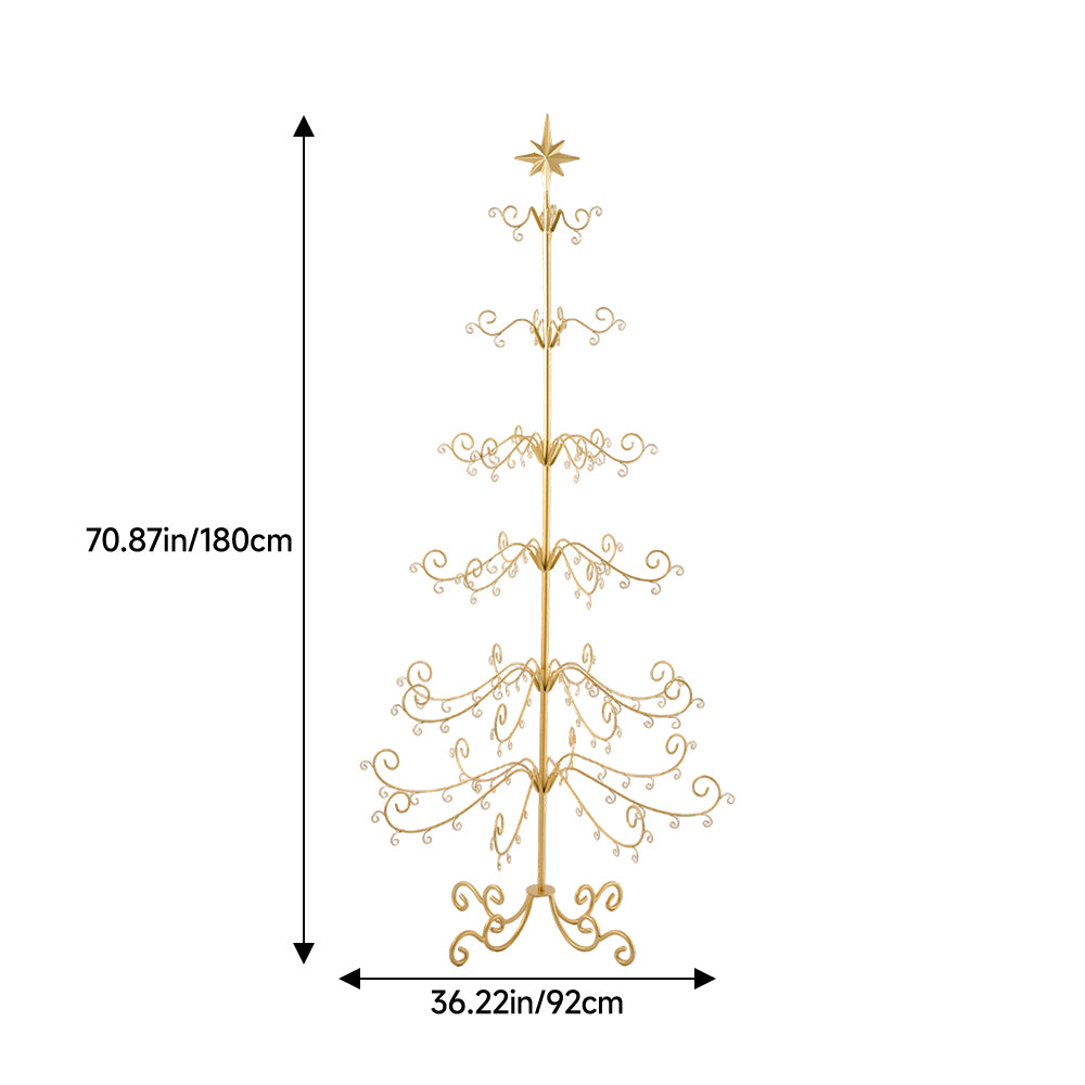 180cm Christmas & Holiday Ornament Display Stand with Star Top