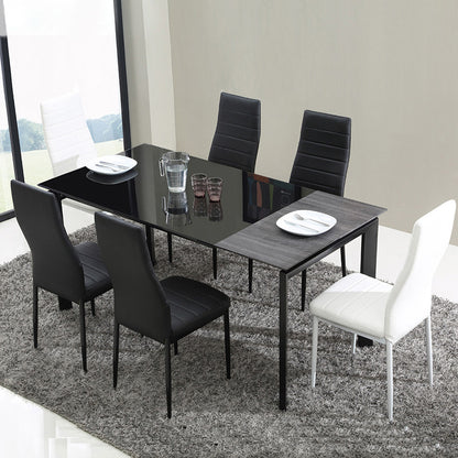 92cm Height Upholstered Leather Dining Chair Set of 6