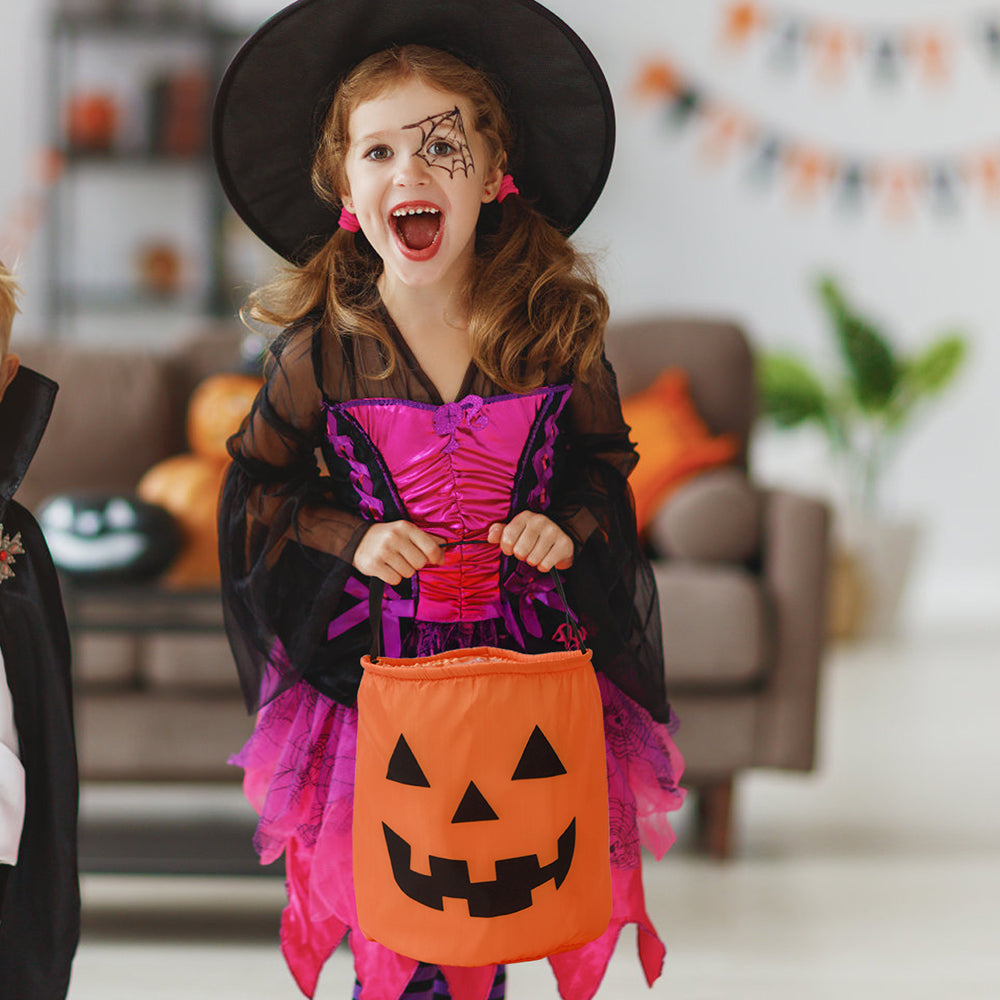 Halloween Pumpkin Trick or Treat Candy Bag