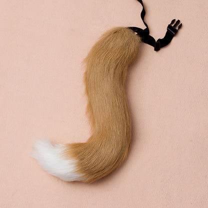 Halloween Cosplay Fox Tail and Ear Headband Set