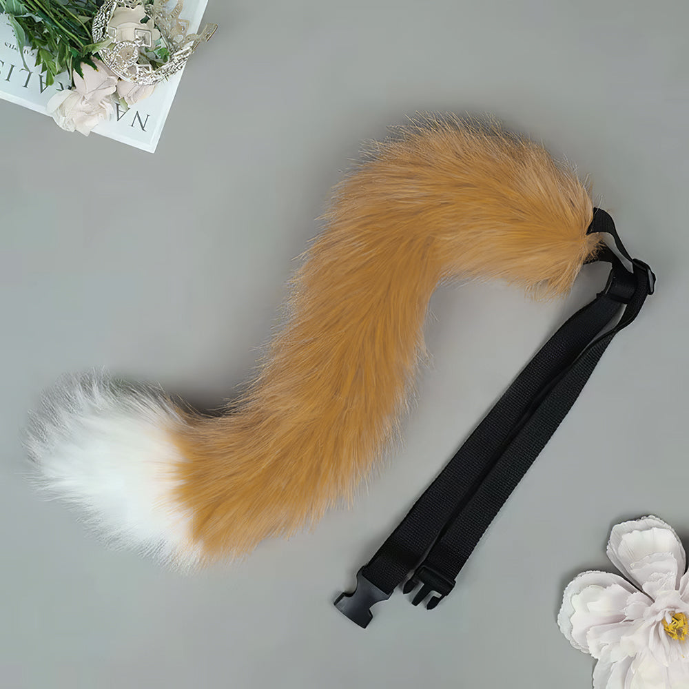 Halloween Cosplay Fox Tail and Ear Headband Set