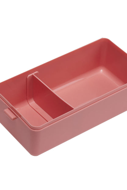 Dual-Layer Plastic Bento Lunch Box