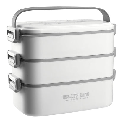 Stackable Bento Lunch Box with Handle 3 Layer