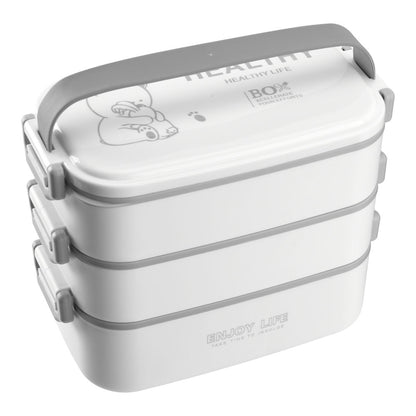 Stackable Bento Lunch Box with Handle 3 Layer