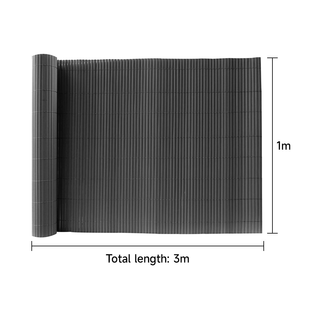 Dark Grey Fence Outdoor Privacy Screen