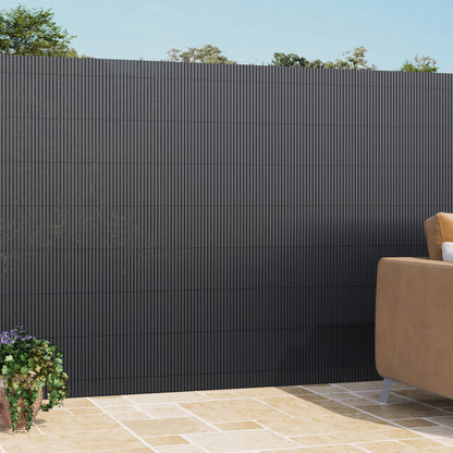 Dark Grey Garden Fence Outdoor Privacy Screen