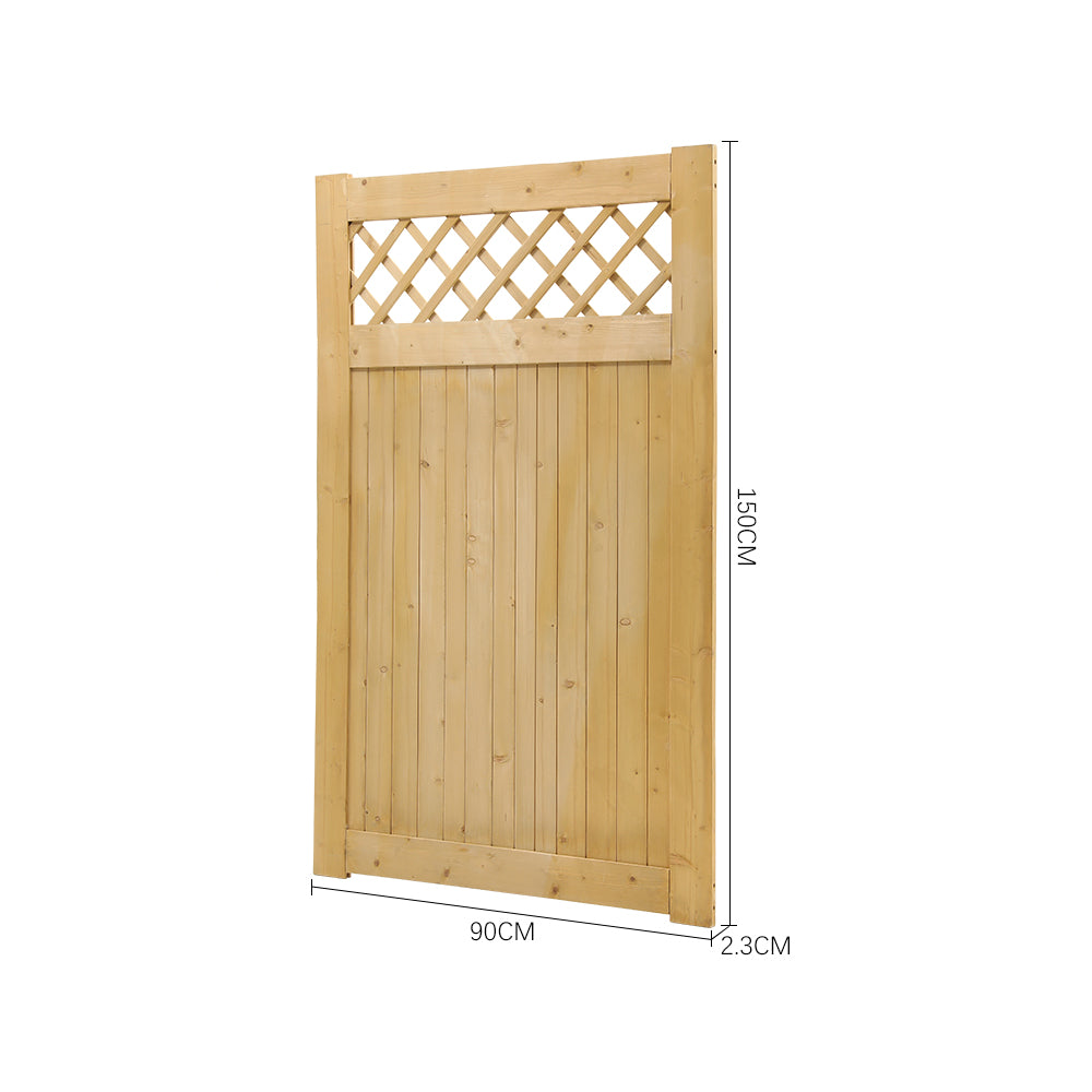 Rhombus Garden Wood Fence Gate