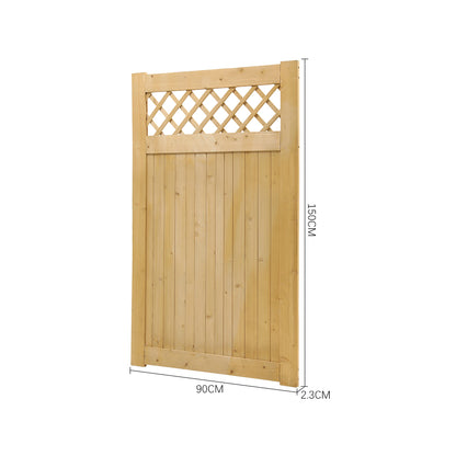 Rhombus Garden Wood Fence Gate