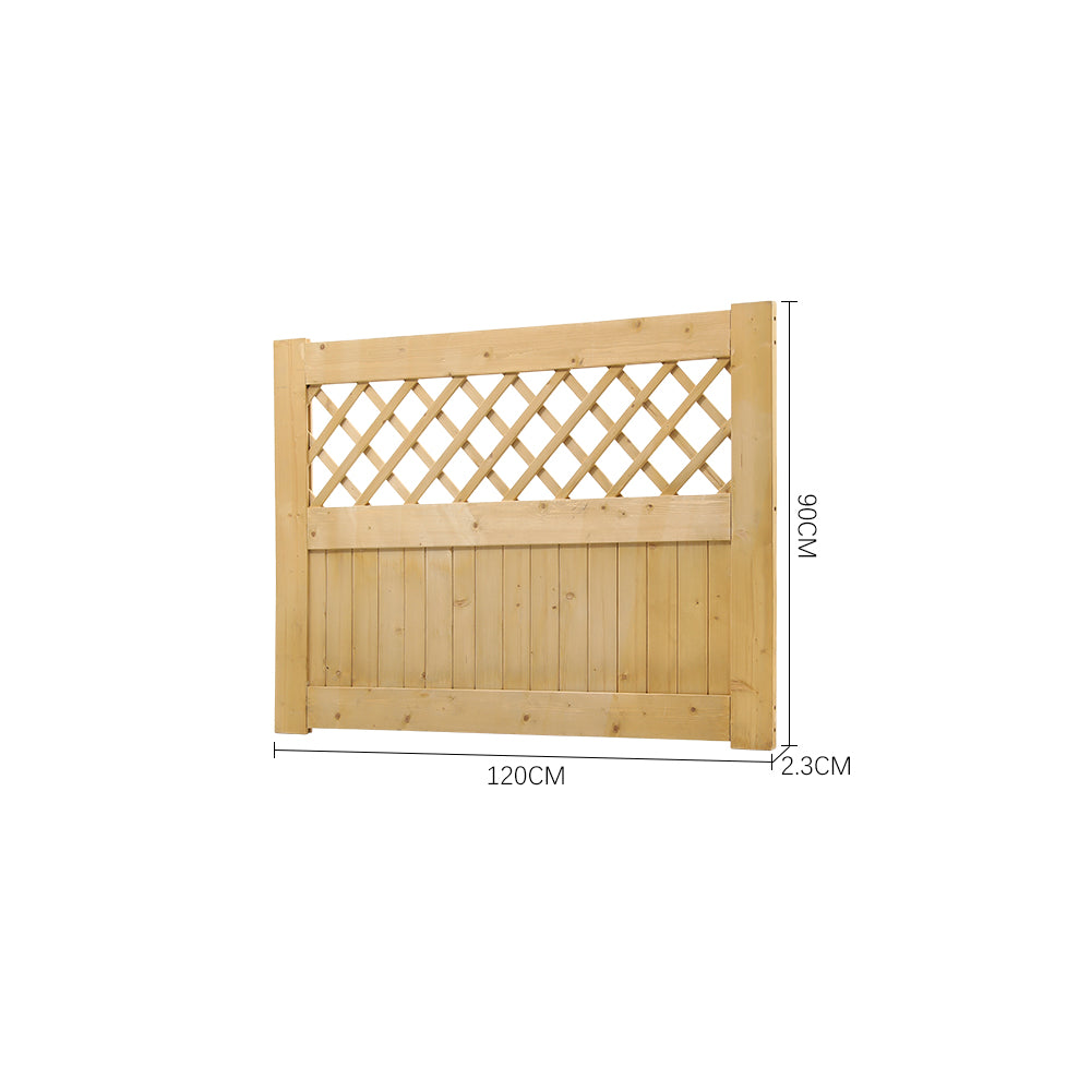 120CM Wide Wooden Garden Gate with Latch