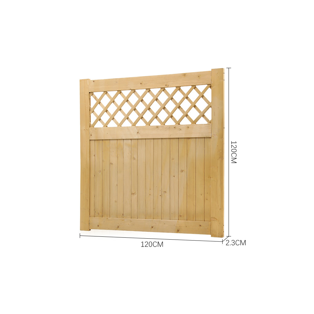 120CM Wide Wooden Garden Gate with Latch