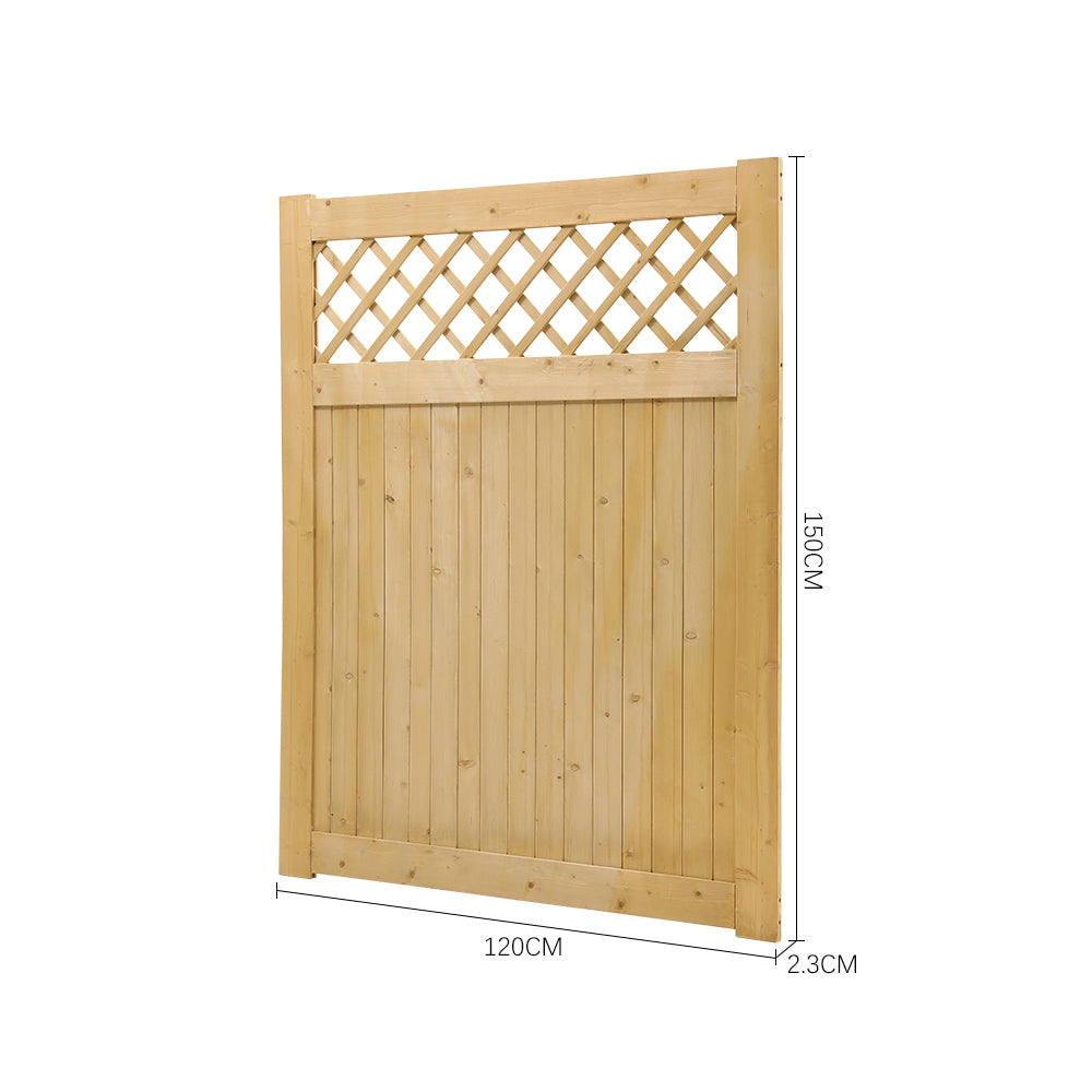 120CM Wide Wooden Garden Gate with Latch