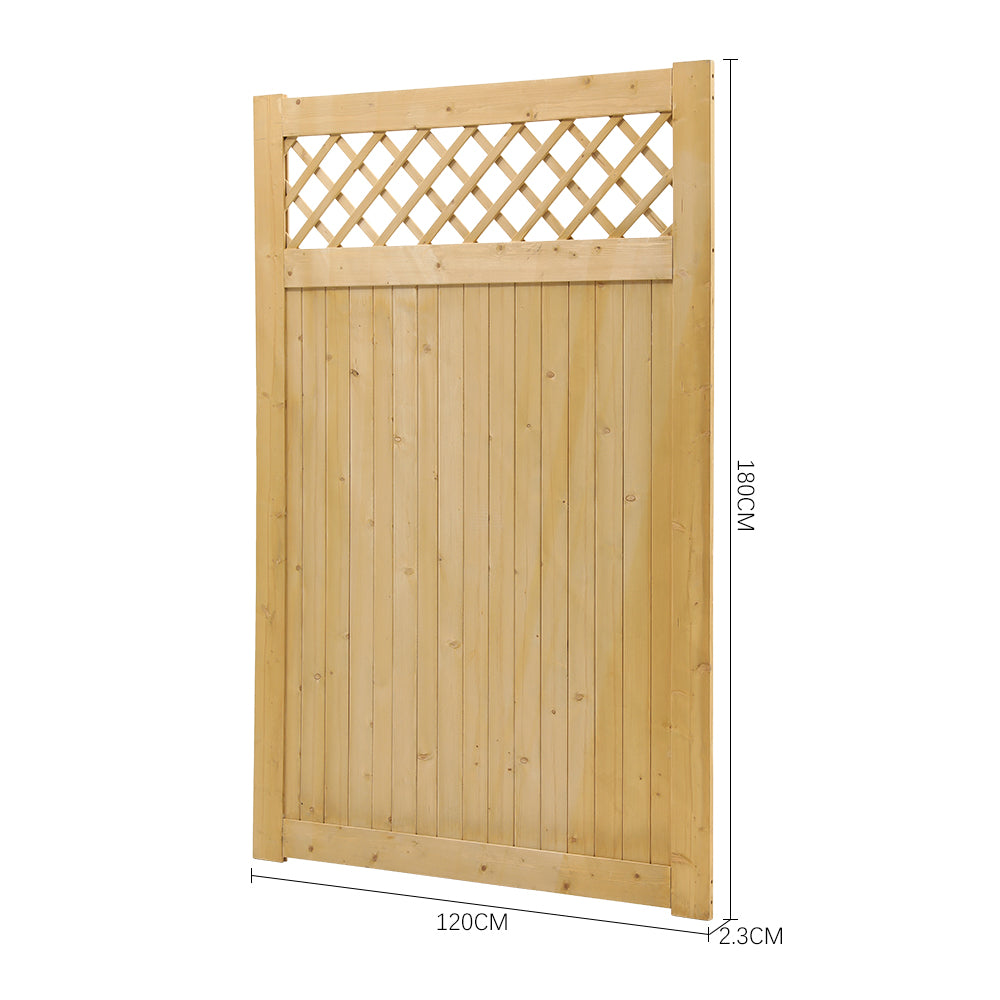 120CM Wide Wooden Garden Gate with Latch