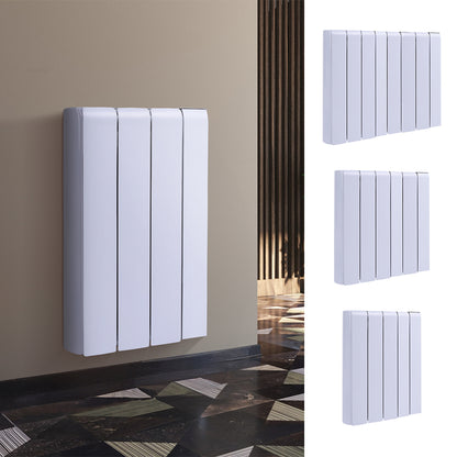 White Wall Mounted Electric Ceramic Radiator Space Heater