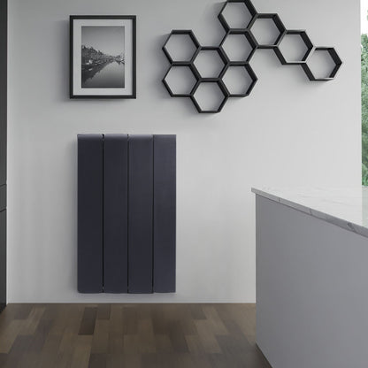 Black Wall Mounted Electric Ceramic Radiator Space Heater