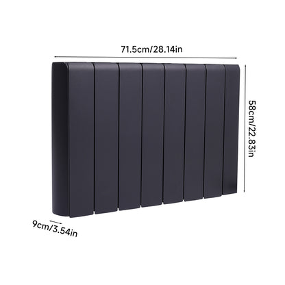 Black Wall Mounted Electric Ceramic Radiator Space Heater