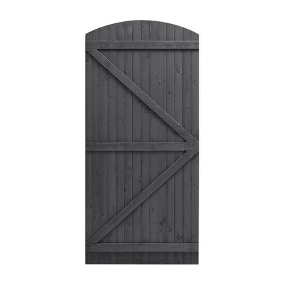 Semi Braced Arch Top Strong Wooden Garden Gate