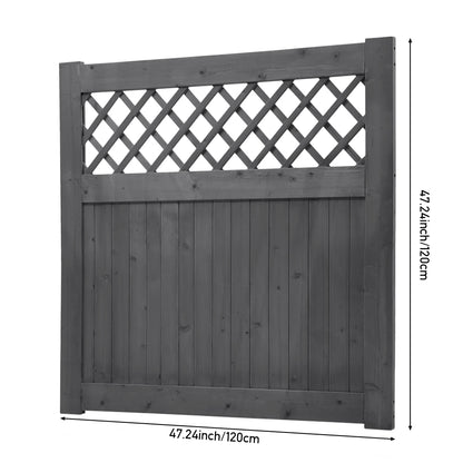 Rhombus Garden Wood Fence Gate
