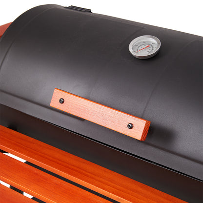 Portable Barrel Charcoal BBQ Grill