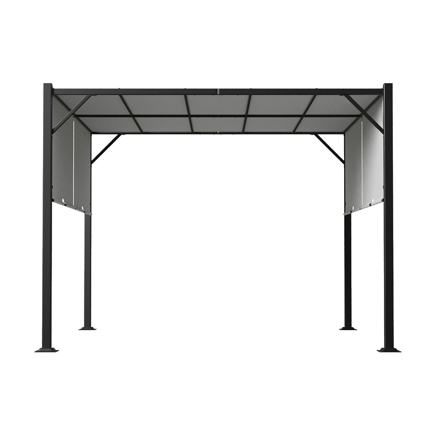 Outdoor Pergola with Retractable Canopy