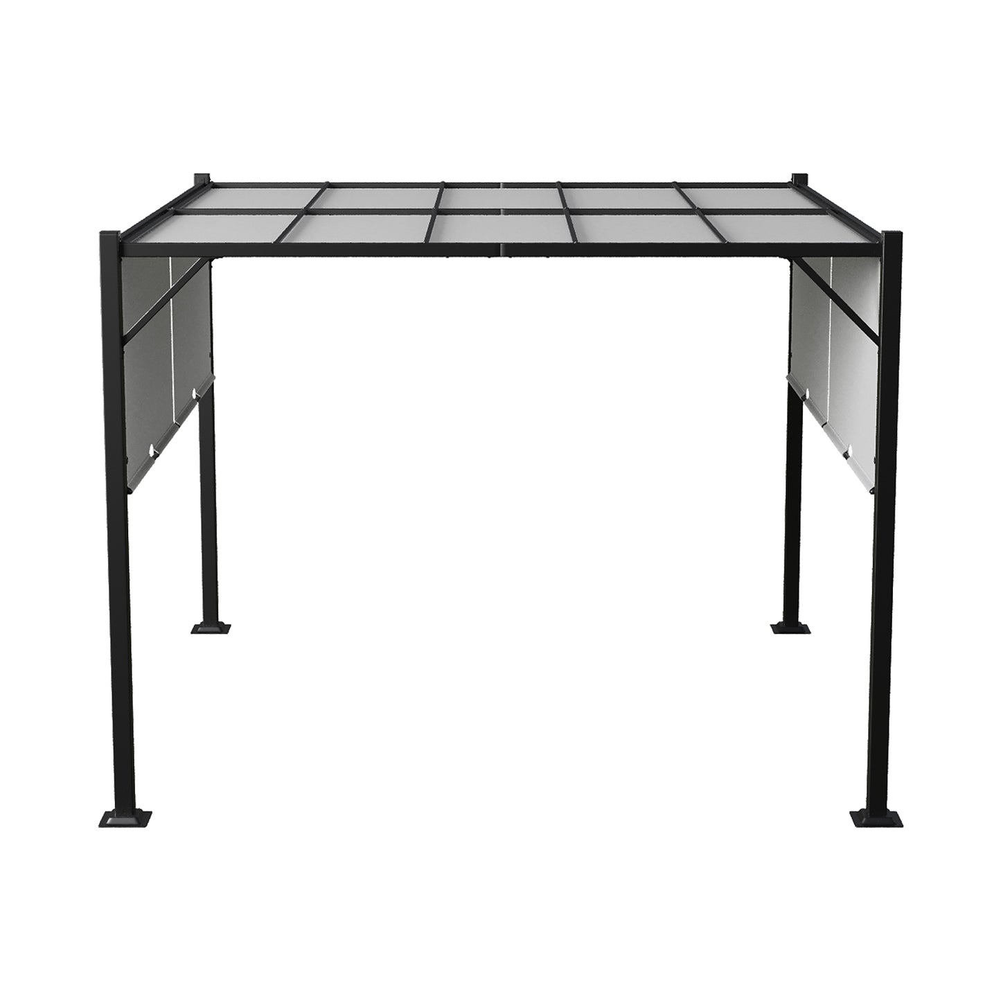 Outdoor Pergola with Retractable Canopy
