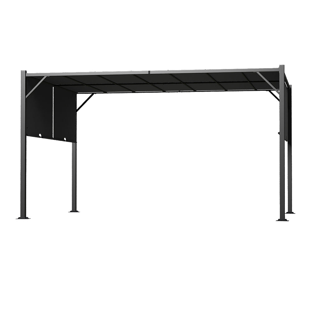 Garden Retractable Pergola with Canopy