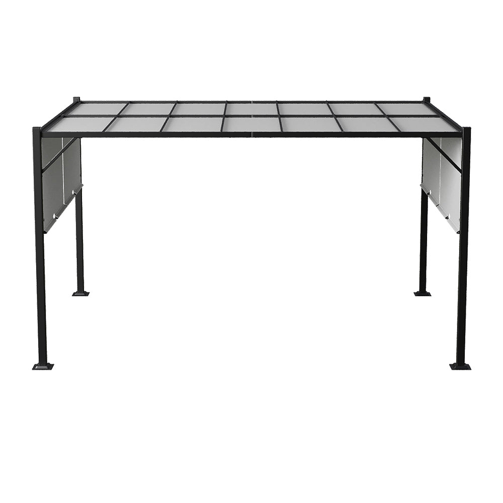 Garden Retractable Pergola with Canopy