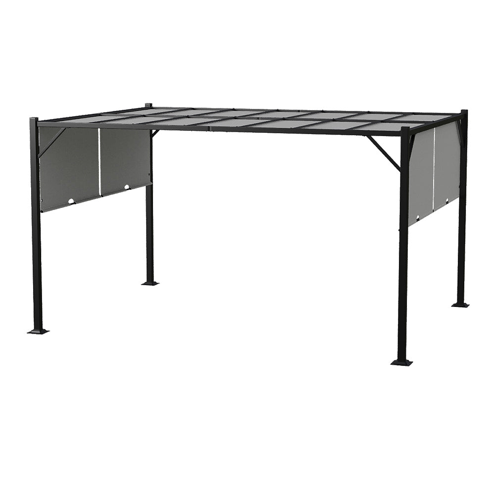 Garden Retractable Pergola with Canopy