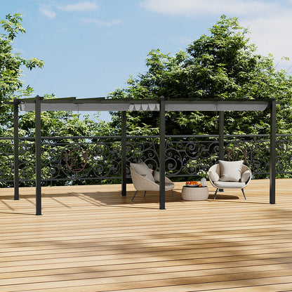 Aluminium Pergola with Retractable Roof