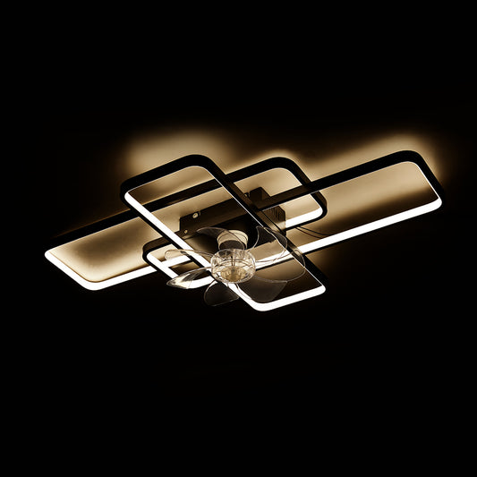 Dimmable LED Ceiling Fan Light with Remote
