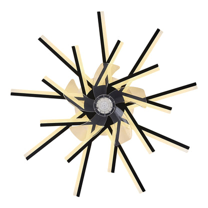 Remote-Controlled Ceiling Fan with Dimmable LED Light