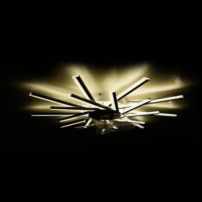 Remote-Controlled Ceiling Fan with Dimmable LED Light